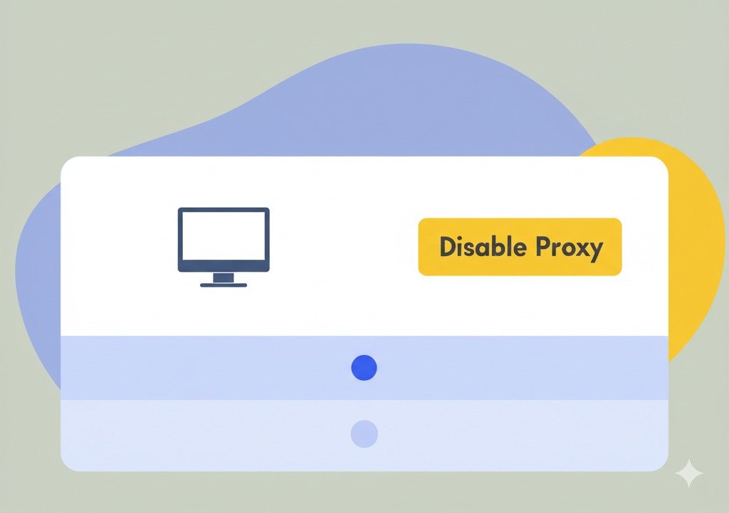 How to Disable Proxy